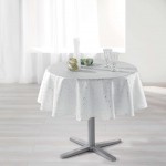 Nappe ronde en tissu
