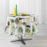Nappe ronde en tissu