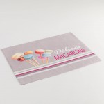 Set de table coton Modele Delicieux Macarons