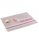 Set de table coton 33 x 45 cm Delicieux Macarons