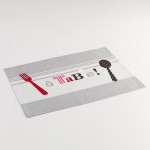 Set de table coton Modele Epicurien A table! 33 x 45 cm