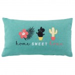 Coussin dhoussable Pacifique Cactus Menthe