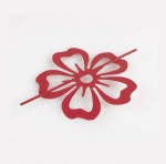 1 Embrasse broche Petaly rouge