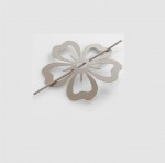 1 Embrasse broche Petaly taupe