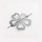 1 Embrasse broche Petaly gris