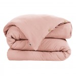 Housse de couette Double Gaze Coton 140 x 200 cm Gaia Peche