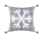 Coussin 40 x 40 cm Etoile de neige Vaujany