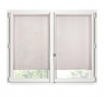 Paire de Rideaux Voile brise bise lin 60 x 90 cm