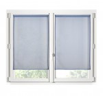 Paire de Rideaux Voile brise bise denim 60 x 90 cm