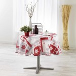 Nappe ronde en tissu