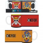 ONE PIECE Set 2 mini-mugs Luffy & Nami emblèmes
