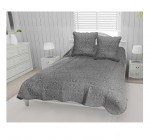 Couvre lit microfibre + taies 240 x 260 cm arabesque
