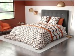 Housse de couette + 2 taies 220 x 240 cm microfibre Geo Arrow