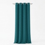 Rideau opacifiant thermique 140 x 280 cm Inuits Bleu canard