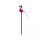 Crayon  papier avec Gomme Flamant Rose