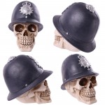 Réplique Crâne avec casque de policier