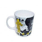 Mug en c�ramique + boutons de manchettes Rocky