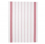 Lot de 2 torchons ray rouge 50 x 70 cm  Coton  Absorbant et dcoratif