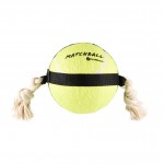 Balle de tennis matchball L 22 cm pour chien avec corde
