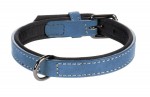 Collier pour chien avec doublure n�opr�ne XS / S 24-30cm 15mm bleu