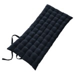 Matelas de sol 60 x 120 cm velours Cesar bleu marine