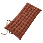 Matelas de sol 60 x 120 cm velours Cesar terracotta