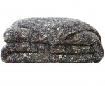 Housse de couette gaze de coton 140 x 200 Capucine bleu nuit