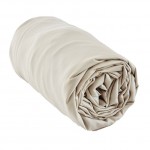 Drap Housse en viscose 140 x 190 cm Salome beige