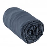 Drap Housse en viscose 140 x 190 cm Salome bleu nuit