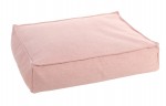 Coussin panier en textile 100 x 70 x 18 cm Rose