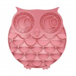 Tapis � l�cher pour chien et chat Chouette 30 cm vieux rose