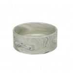 Gamelle ronde pour la nourriture et l'eau 750 ml Marbre vert