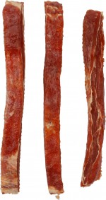 Friandises chien canard & cabillaud lani�res 85g