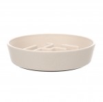 Gamelle ronde anti glouton pour chien Kana 700 ml beige