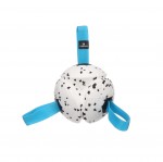 Jeu Balle avec Rubans Flottante et Ultra Rebondissante 15 cm pour Chien bleu
