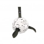 Jeu Balle avec Rubans Flottante et Ultra Rebondissante 15 cm pour Chien vert