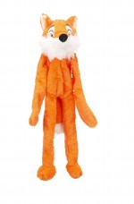 Peluche Renard grand yeux pour chien