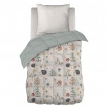 Couette imprimee 140 x 200 cm Polisson le herisson