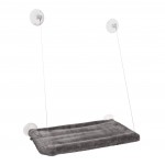 Hamac de fen�tre pour chat Chill gris en peluche