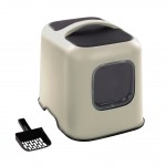 Maison de toilette pour chat 38 x 51 x 44 cm Trudy taupe