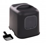 Maison de toilette pour chat 38 x 51 x 44 cm Trudy anthracite