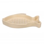 Gamelle pour chat 17 cm Fishie beige