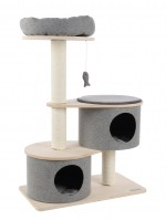 Arbre � chat avec niches et panier