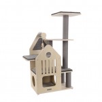 Arbre � chat maisonnette et plateforme