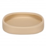 Gamelle ronde pour chat nourriture et eau 12 cm Zara beige