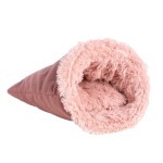 Sac de couchage tout doux pour chat 60 cm Ayco rose