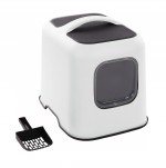 Maison de toilette pour chat 38 x 51 x 44 cm Trudy blanc