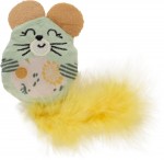 Souris en peluche avec plumes, cataire et cr�pitement