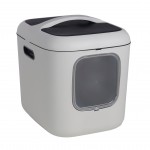 Maison de toilette pour chat Romy 61,5 x 50 x 57,5 cm blanc