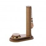 Jouet � griffer avec circuit � balle brun pour chat 35 x 46 cm marron